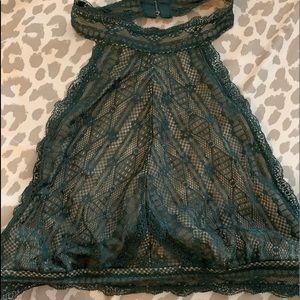 green lace bralette from Intimately, size small